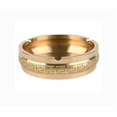 Portable Brass Round Ashtray Container Home Living Room Office EDC Ornaments 07FC0E-D4 - KOEEK
