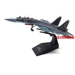 1/100 Scale Russian Sukhoi Su-35 Super Flanker Aircraft Metal Gray Model 07FC0E-D4 - KOEEK