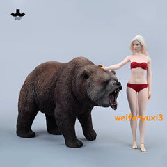 1/6 JXK Brown Bear Model Realistic Fierce Animal Soldier Scene GK Statue Toy 07FC0E-D4 - KOEEK