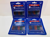 ( 4 ) Vintage packs Mini Replacement Bulbs 12v for Christmas Light Sets 07FC0E-D4 - KOEEK