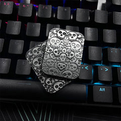 Skull Pattern Fidget Slider Adult Metal Fidget EDC Toys ADHD Tool 07FC0E-D4 - KOEEK