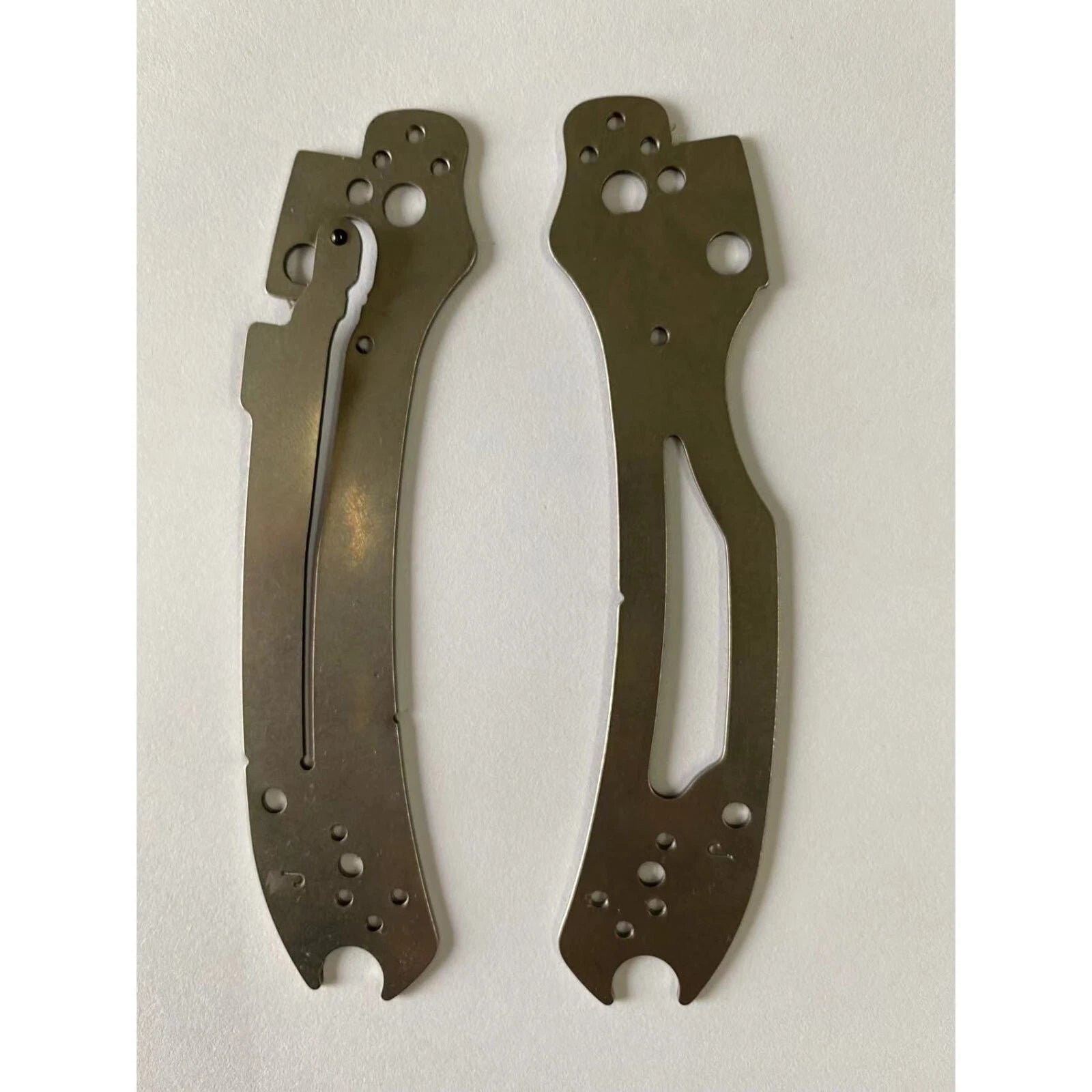 1 Pair Stainless Steel Knife Liners Spacer For Spyderco C223 Para3 Folding Knife 07FC0E-D4 - KOEEK
