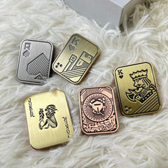 Push Card Fidget Slider EDC Fidget Slider Magnetic Metal ADHD Anti Stress Toys 07FC0E-D4 - KOEEK