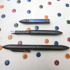 Zirconium Alloy Fountain Pen Business Signature Handwriting Drawing EDC Pen 07FC0E-D4 - KOEEK