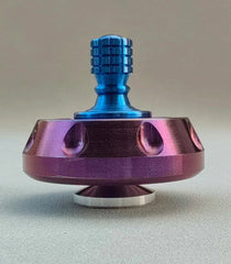 EDC Titanium Spinning Top Desktop Fidget Toy Stress Relief Metal Spinner Gift- 07FC0E-D4 - KOEEK