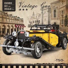 new Mould King 13080 Vintage Vehicles Classic Car Static Model Building Block Toy MOULD KING - KOEEK