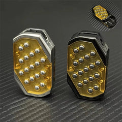 EDC Fun Bubble Press Fidget Slider Mechanical Stainless Steel Push Haptic Slider 07FC0E-D4 - KOEEK
