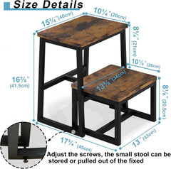 Step stool for adults and children, with a weight capacity of up to 500 pounds. 07FC0E-D4 - KOEEK