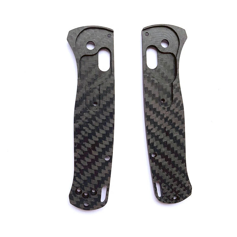 2PCS 3K Carbon Fiber Handle Scales Patch For Benchmade Bugout 535 07FC0E-D4 - KOEEK