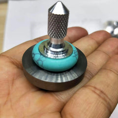 Tungsten Steel Hand Twisting Spinning Top Gyro Gyroscope Collection Spinner Toys 07FC0E-D4 - KOEEK