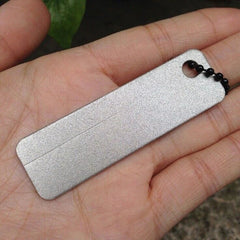 EDC 3PCS Mini Portable Sharpener Diamond Sharpening Stone Outdoor Camping Pocket 07FC0E-D4 - KOEEK