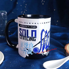 Anime Solo Leveling Sung Jin-Woo Ceramic Mug Coffee Cup Gift 300ML 07FC0E-D4 - KOEEK