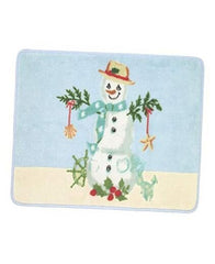 - Bath Mat, Cotton Bath Rug with Non-Slip Backing, Christmas Decorations 07FC0E-D4 - KOEEK