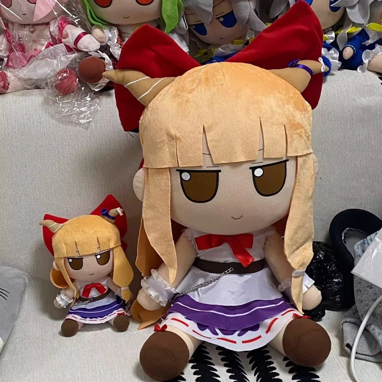 TOUHOU PROJECT FUMO Ibuki Suika Plushie Doll Big Stuffed Toy Gift 50cm Pre Order 07FC0E-D4 - KOEEK