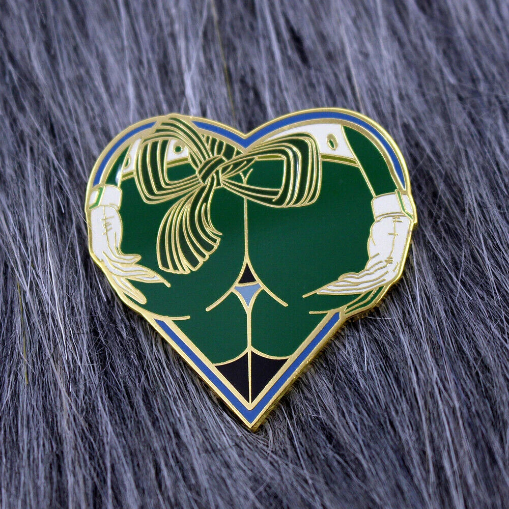Anime My Hero Academia Asui Tsuyu Froppy Buttock Metal Pin Badge Collectible 07FC0E-D4 - KOEEK