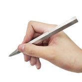 1PC Handmade Stainless Steel Hexagonal Rotate Style Ball Pen Write Signature Pen 07FC0E-D4 - KOEEK