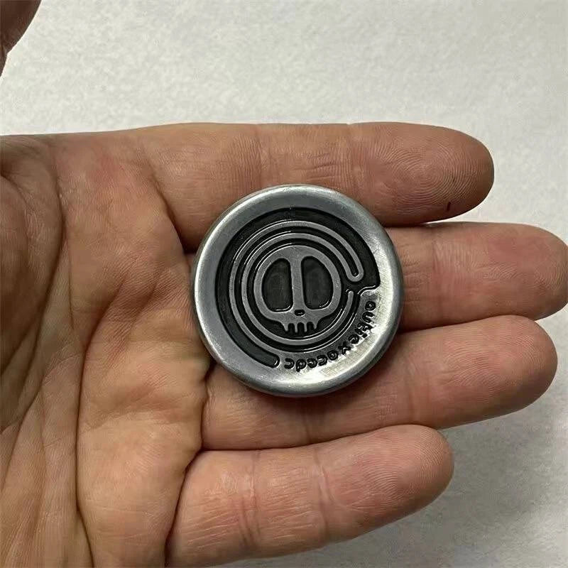 Devil Milk Cap Haptic Coins EDC Adult Metal Fidget Toys Stress Relief 07FC0E-D4 - KOEEK