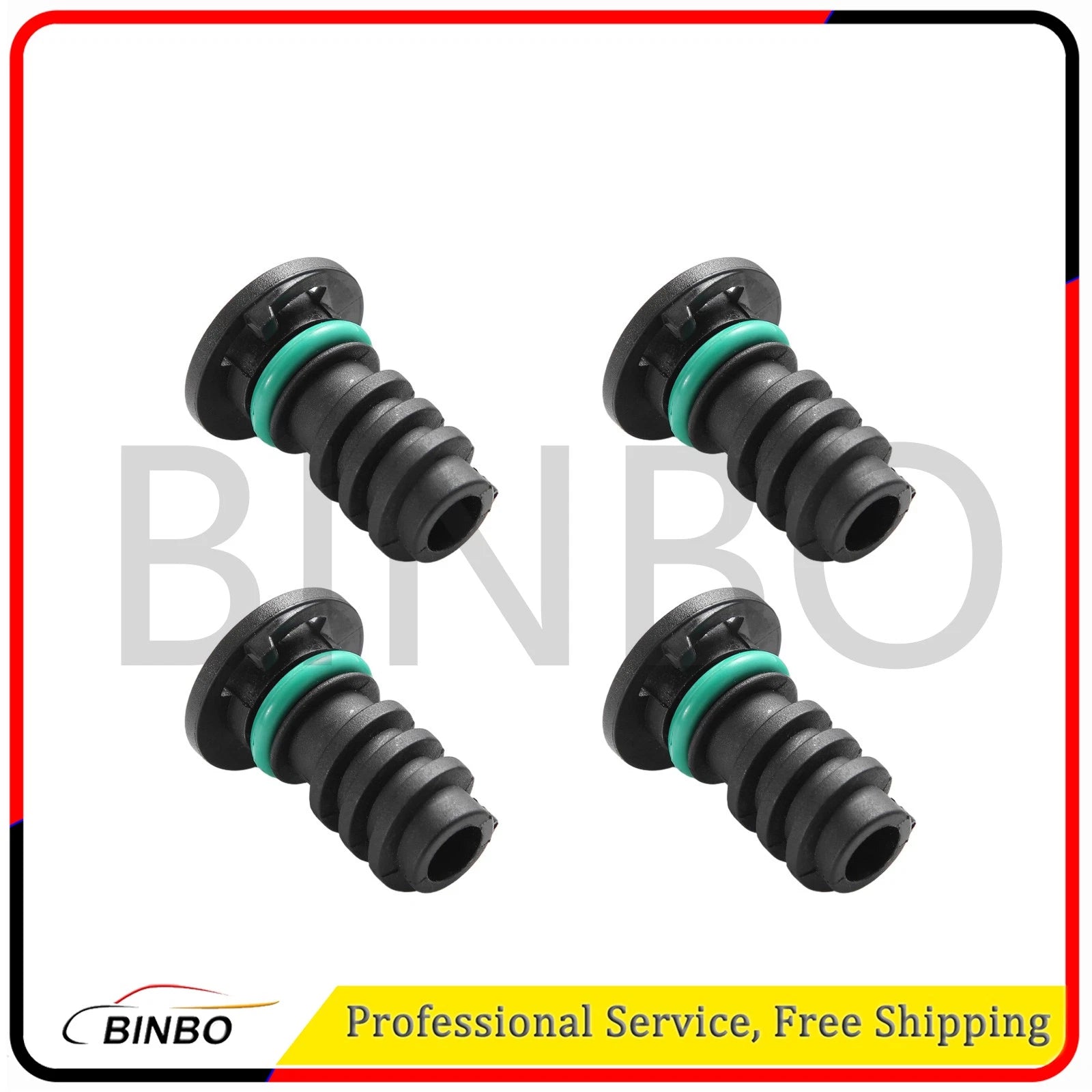 4 PCS Plastic Engine Oil Drain Plug With O-Ring FOR Mercedes Benz 2014-2024 07FC0E-D4 - KOEEK