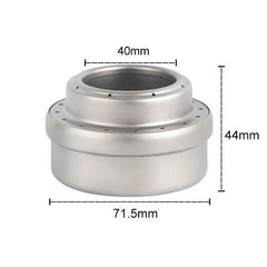 Titanium Cooking Picnic Alcohol Stove Burner Camping Mini Alcohol Stove Portable 07FC0E-D4 - KOEEK