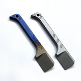 Solid Titanium Pry Bar Crowbar Outdoor Travel EDC Multi Tool Unpack Box Keychain 07FC0E-D4 - KOEEK