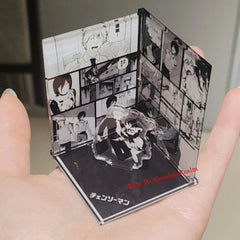 Anime Chainsaw Man Reze Acrylic Desktop Stand Collection Decor Gift 07FC0E-D4 - KOEEK
