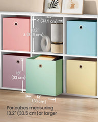 Storage cubes, set of 6 foldable storage boxes 07FC0E-D4 - KOEEK