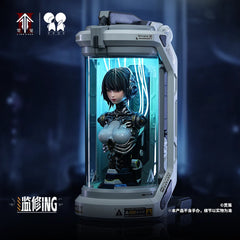 Ling Cage ASH 1/4 Bust Statue PPDF Studio Cyborg Girl Robot Collectible Figure LING_CAGE - KOEEK