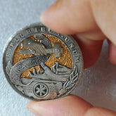 1pcs Movable Mechanism Coin "The Savior`s Hand" Amazing Hobo Art 07FC0E-D4 - KOEEK
