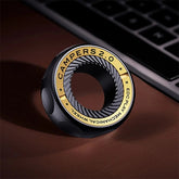 Ratchet Fidget Ring Metal Mechanical Fidget Toys Portable Fingertip EDC Spinner 07FC0E-D4 - KOEEK
