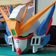Endless Waltz Wing Gundam Zero Wearable Helmet Mask LED Light up Cosplay Props 07FC0E-D4 - KOEEK
