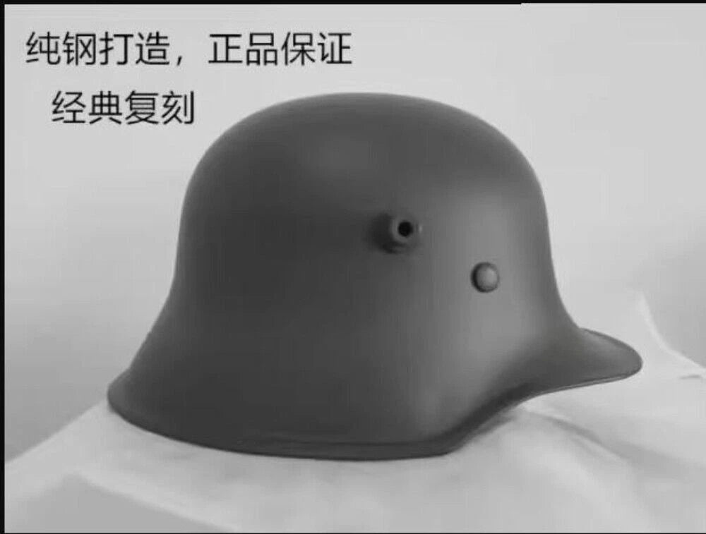 WWI (1941-18) German Army M16 M18 Steel Helmet Green Hats Collectibles Replica 07FC0E-D4 - KOEEK
