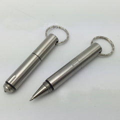 Mini Stainless Steel Outdoors Pen Tungsten Steel Head Portable Men EDC Write Pen 07FC0E-D4 - KOEEK