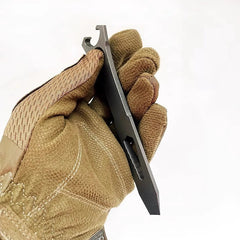 EDC Titanium Crowbar Pry Bar keychain Pendant Botter Opener Hexagonal Wrench Hot 07FC0E-D4 - KOEEK