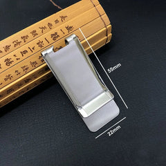 Titanium Ti Money Clip Wallet Metal Credit Card Cash Holder Bottle Opener EDC 07FC0E-D4 - KOEEK