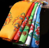 5pcs 240cm 94" Tibetan Traditional Khata Eight Auspicious Symbol Good Luck Scarf 07FC0E-D4 - KOEEK
