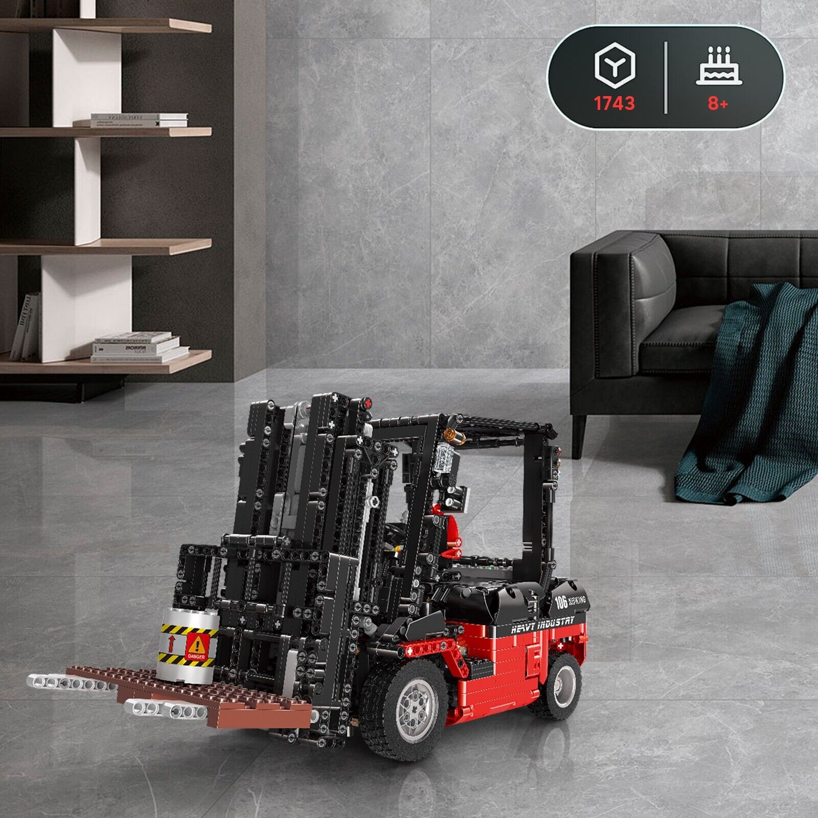 new MOULD KING 13106 Technic Forklift Truck Car APP RC Building Block Kids Toys MOC KOEEK - KOEEK