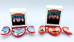 2 Hallmark Keepsake 1993 1994 Heart of Christmas Collector's Series Ornaments HALLMARK - KOEEK
