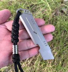 Titanium Alloy Pry Bar Crowbar Bottle Opener Portable Outdoor Multi Tools EDC 07FC0E-D4 - KOEEK