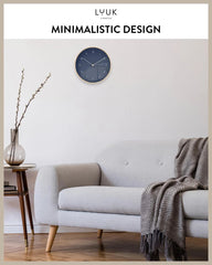 Modern Quartz Wall Clock with Silent Movement, Scandinan Design,Kitchen Clock 07FC0E-D4 - KOEEK