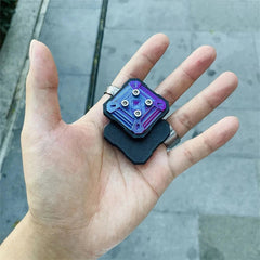 3D Printing Gradient Square Haptic Slider Fidget Clicker EDC Adult Fidget Toys 07FC0E-D4 - KOEEK