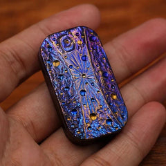Titanium Alloy Star Sky Mechanical Structure Fidget Haptic Slider ADHD Tool Gift 07FC0E-D4 - KOEEK
