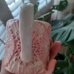 ANTHROPOLOGIE LILYPAD FLORAL MUG ANTHROPOLOGIE MUG ANTHROPOLOGIE CUP 💕BEAUTIFUL ANTHROPOLOGIE - KOEEK