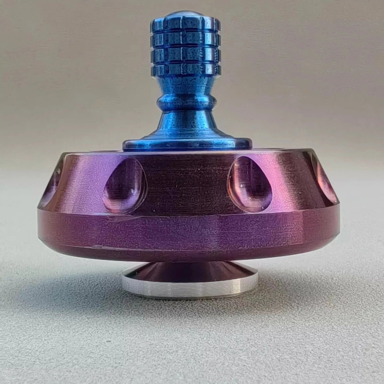 Titanium Alloy Spinning Top EDC Toy Top Spinner Mental Stress Relief Fidget Toys 07FC0E-D4 - KOEEK