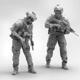 1/35 Resin Figure Model Kit US Special Forces 2 Figures Unassambled Unpainted 07FC0E-D4 - KOEEK