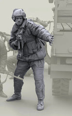 1/16 Resin Figure Model Kit Russian Internal Troops Unassembled Unpainted 07FC0E-D4 - KOEEK