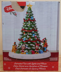 Disney Christmas Animated Tree w/Lights Music 16" Height Mickey & Friends DISNEY - KOEEK