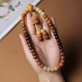 Bodhi Root Handheld Barrel Bead Buddha Weathered Bodhi Bracelet Bead Hand 07FC0E-D4 - KOEEK