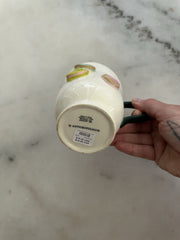 Anthropologie Holifaye Ceramic Mug With Green Handle & Festive Holiday Designs ANTHROPOLOGIE - KOEEK