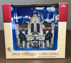 Lemax 2004 Village Old Pacific Theater Lighted Ceramic Christmas Building LEMAX - KOEEK