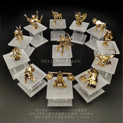 12PCS Gold Saint Seiya Myth Cloth Statue Figure Collectbles w/ Seprate Palace 07FC0E-D4 - KOEEK